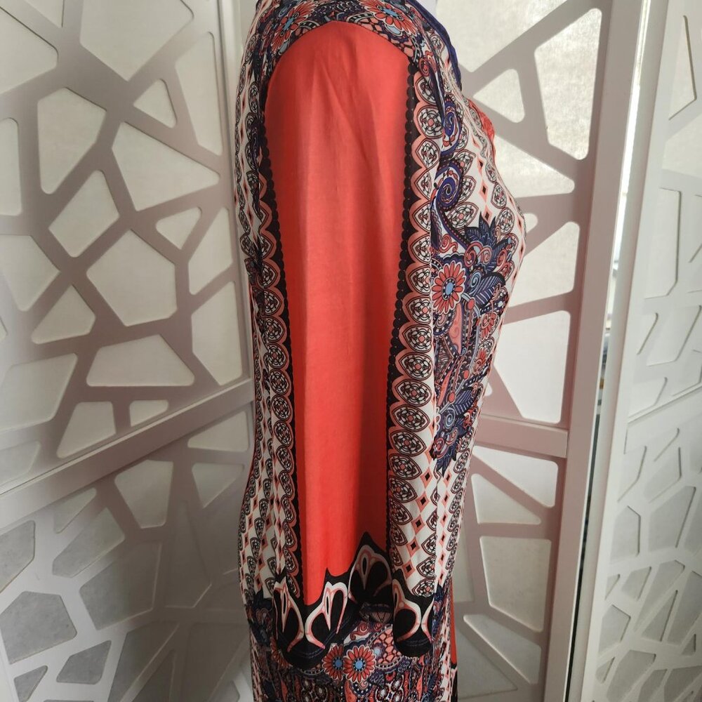 Orange Multi-Color Dress - Picture 2 of 4